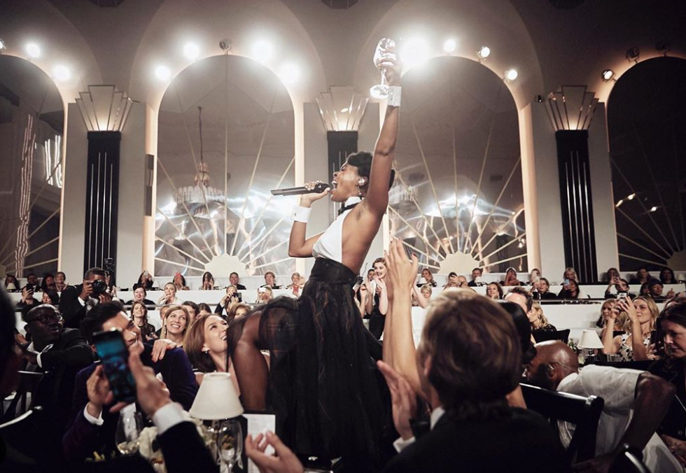 Watch Janelle Monáe Stand On Tables & Tear A Fancy New York Fashion Week Dinner Apart