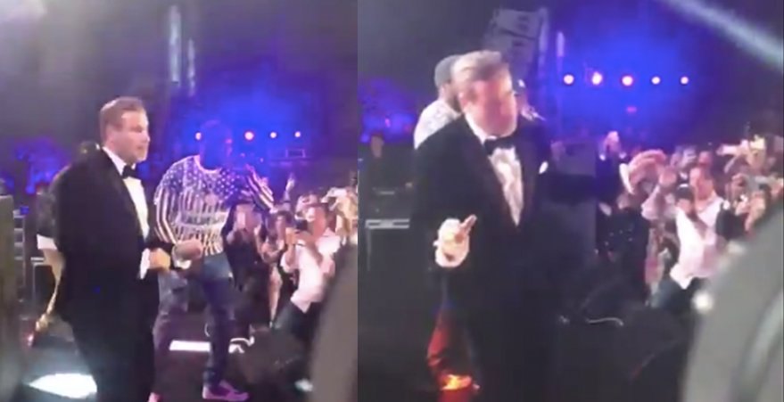 Here's A Video You Didn't Need Of John Travolta On-Stage With 50 Cent