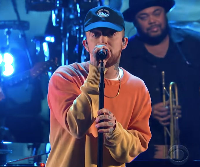 Watch Mac Miller's Smooth As Hell Performance Of 'Ladders' On Stephen Colbert