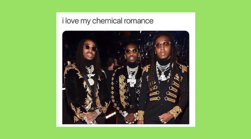 We Didn't Know We Needed This Migos x My Chemical Romance Mash-Up Until Now