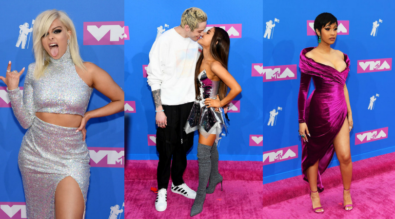 Here Are What Your Faves Are Wearing On The MTV VMAs Pink Carpet