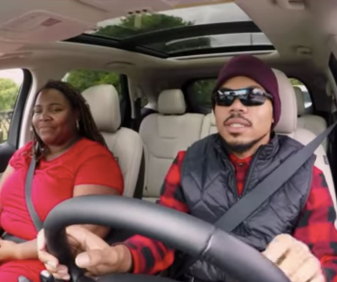Here's Some Very Wholesome Footage Of Chance The Rapper As An Undercover Lyft Driver