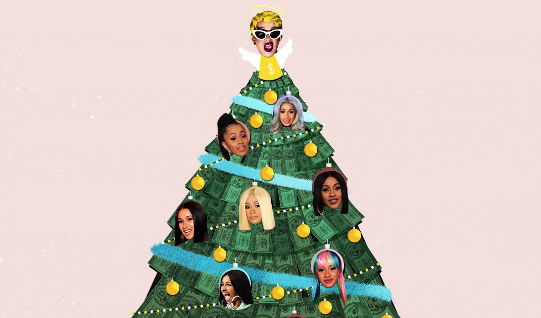 Win VIP Field Day Tickets By Playing With Our Cardi B Christmas Tree