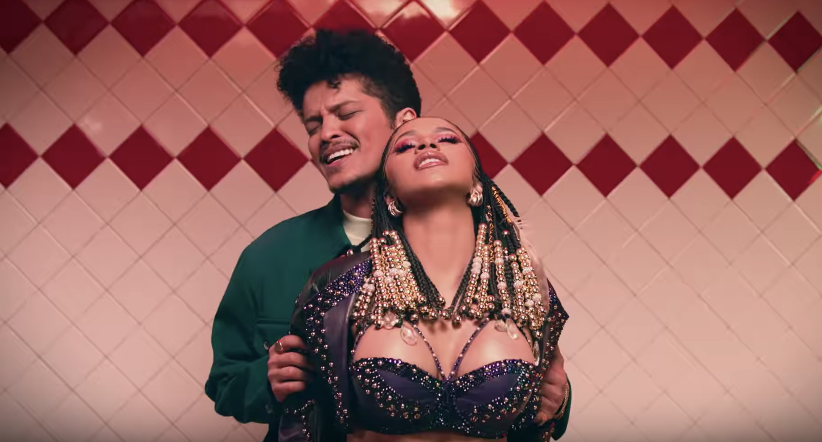 Cardi B & Bruno Mars' Diner Romance Is Here In Steamy 'Please Me' Vid