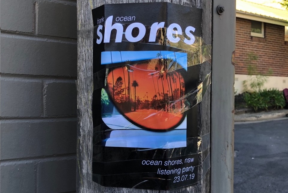 Mysterious Frank Ocean Listening Party Poster Pops Up In Sydney