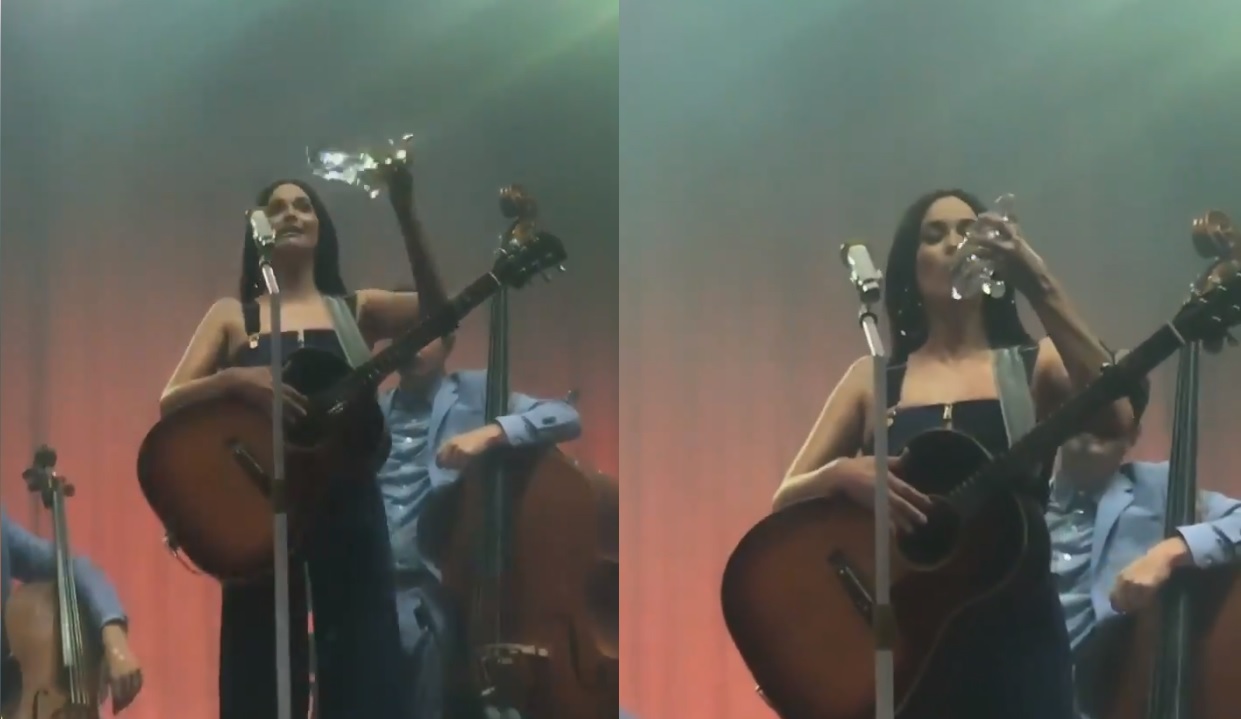 A Class Act: Kacey Musgraves Did A Tequila Shoey Out Of A Glass Slipper In Melbourne