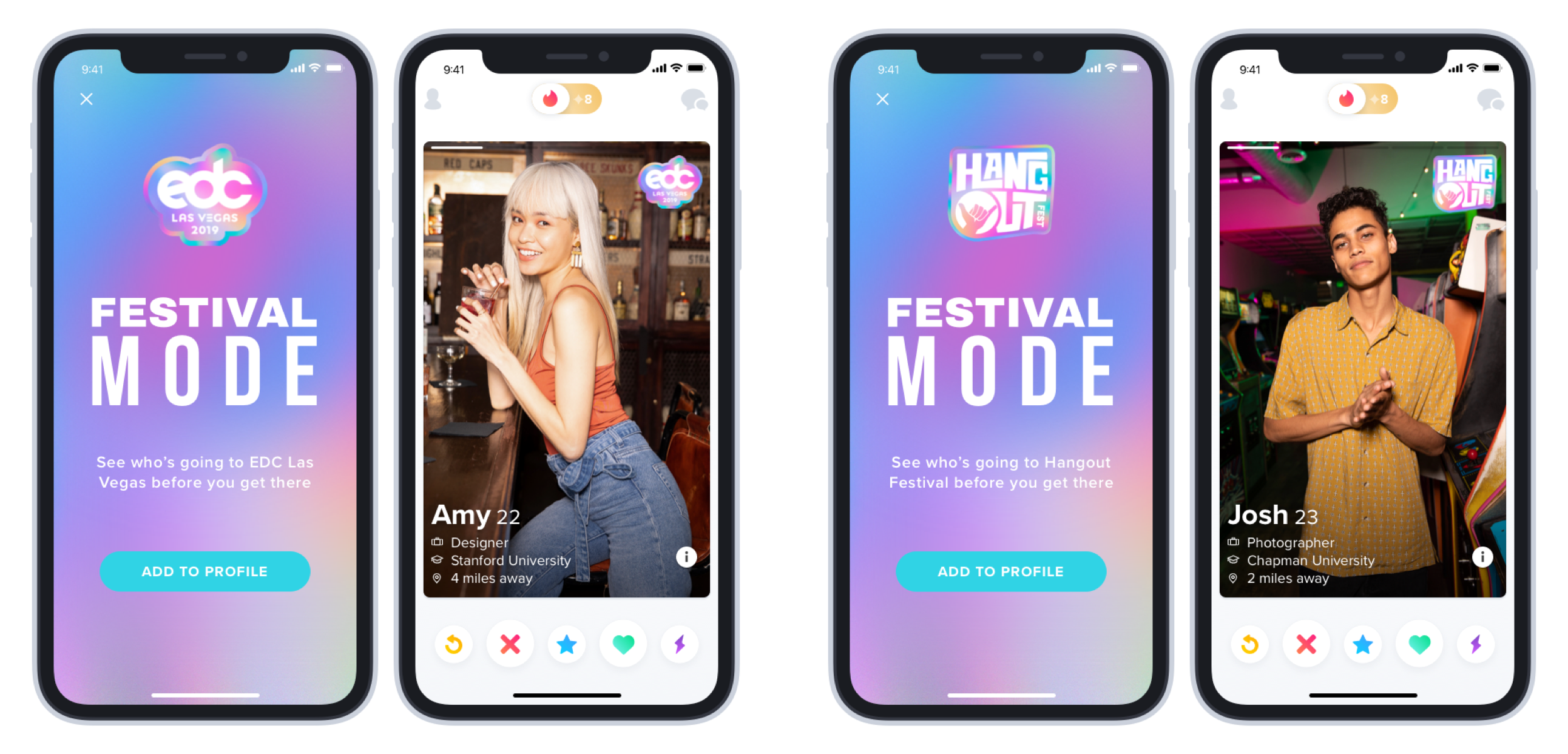 Ayyy: Tinder's Launching 'Festival Mode' Before US Summer Festival Season