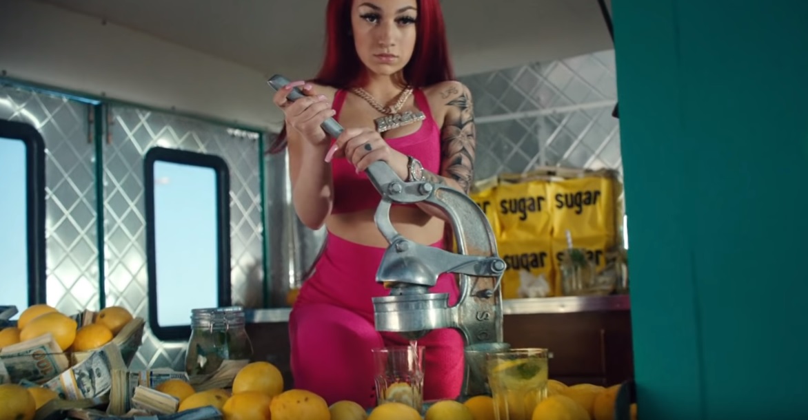 Bhad Bhabie Teams Up With NLE Choppa To Steal A Lemonade Truck In 'Get Like Me'