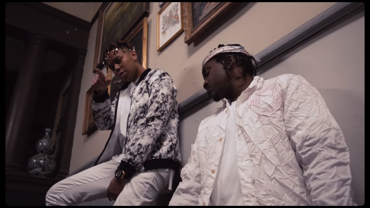 YBN Cordae And Pusha T Hung Out In A Haunted Mansion For The 'Nightmares Are Real' Music Video