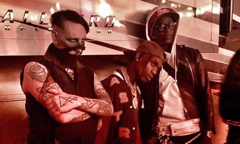 Videos Of Marilyn Manson Performing At Travis Scott's Astroworld Fest Are Such A Trip