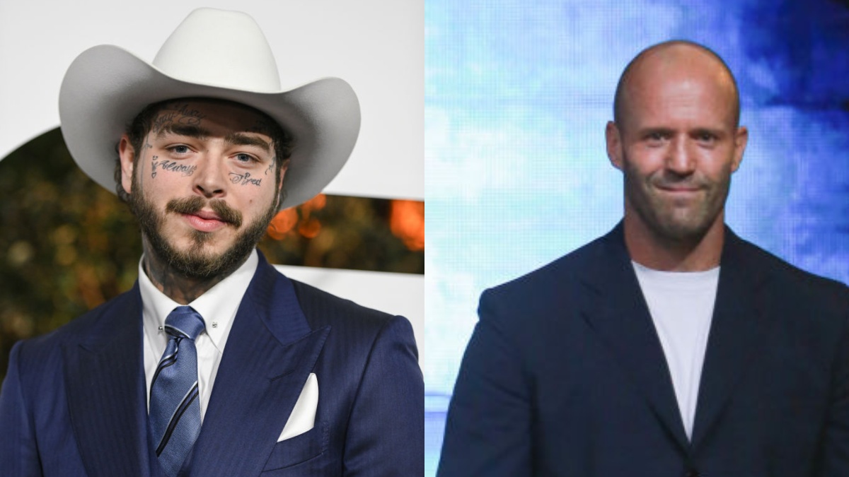 Jason Statham And Post Malone Are Filming Something Together, And It Looks Intense