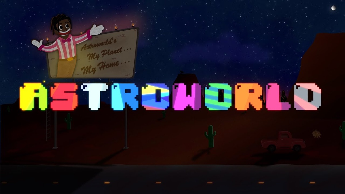Some Legend Has Made An Animated Music Video For Travis Scott's Album 'ASTROWORLD'