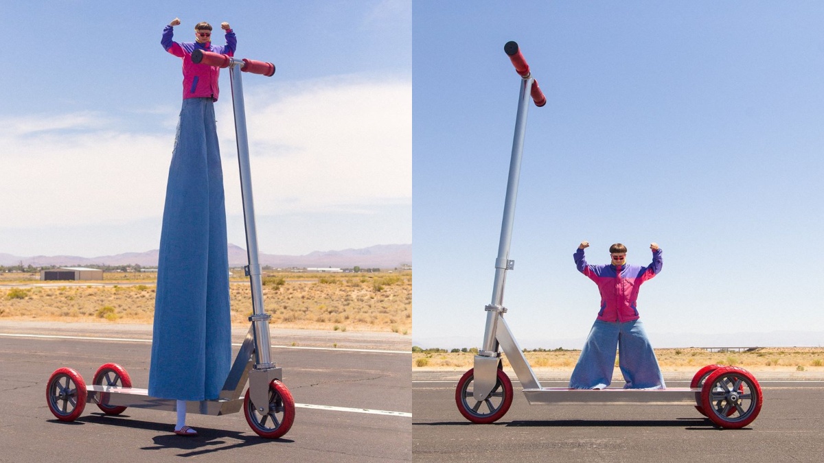 Oliver Tree Has Built The World's Biggest Scooter And He Needs Your Help To Ride It