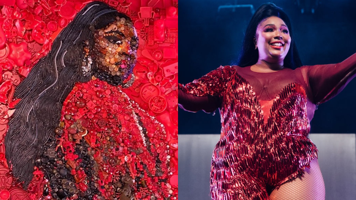 This Portrait Of Lizzo Is 100% Made From Recycled Material And 100% Good As Hell
