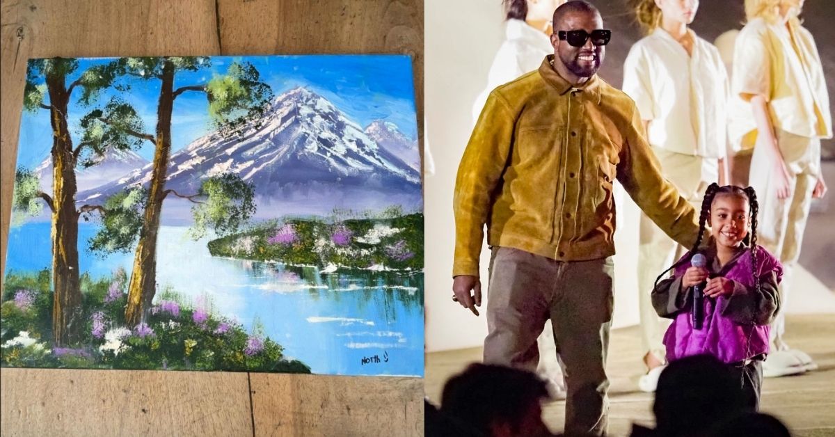 North West painting