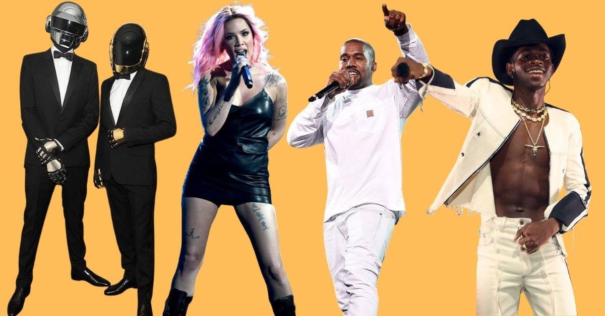 Daft Punk, Halsey, Kanye West and Lil Nas X