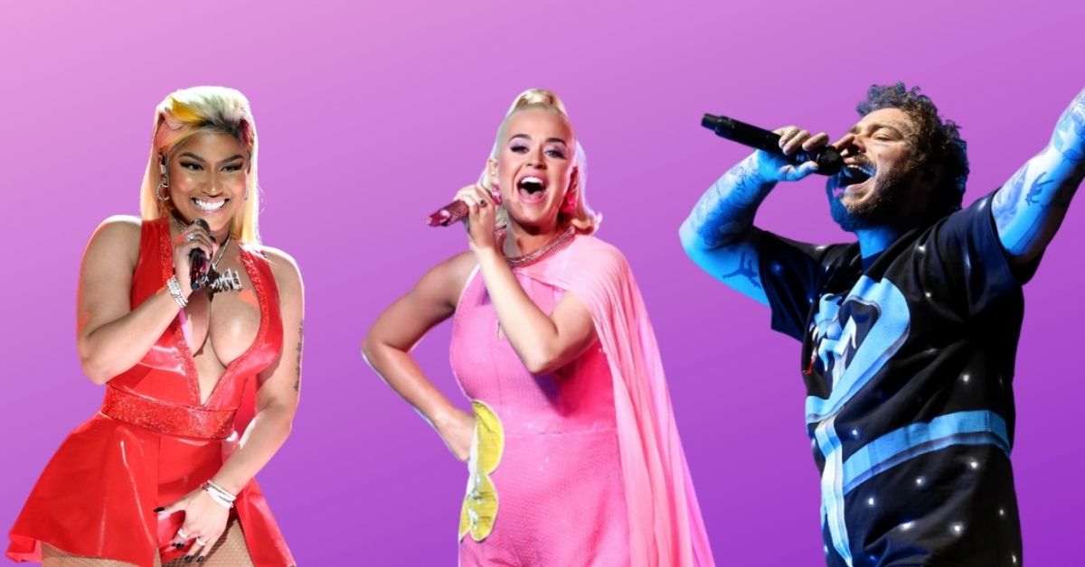 Nicki Minaj, Katy Perry and Post Malone