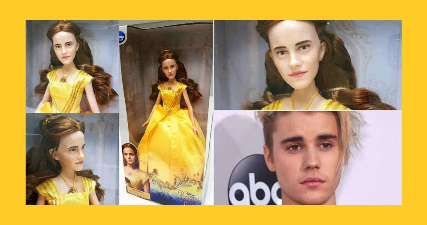 This Creepy Emma Watson 'Beauty And The Beast' Doll Actually Looks Like Justin Bieber