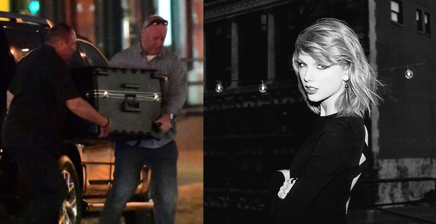 There's A Theory That Taylor Swift's Been Leaving Her Apartment In A Box And The Internet Is Having A Collective LOL