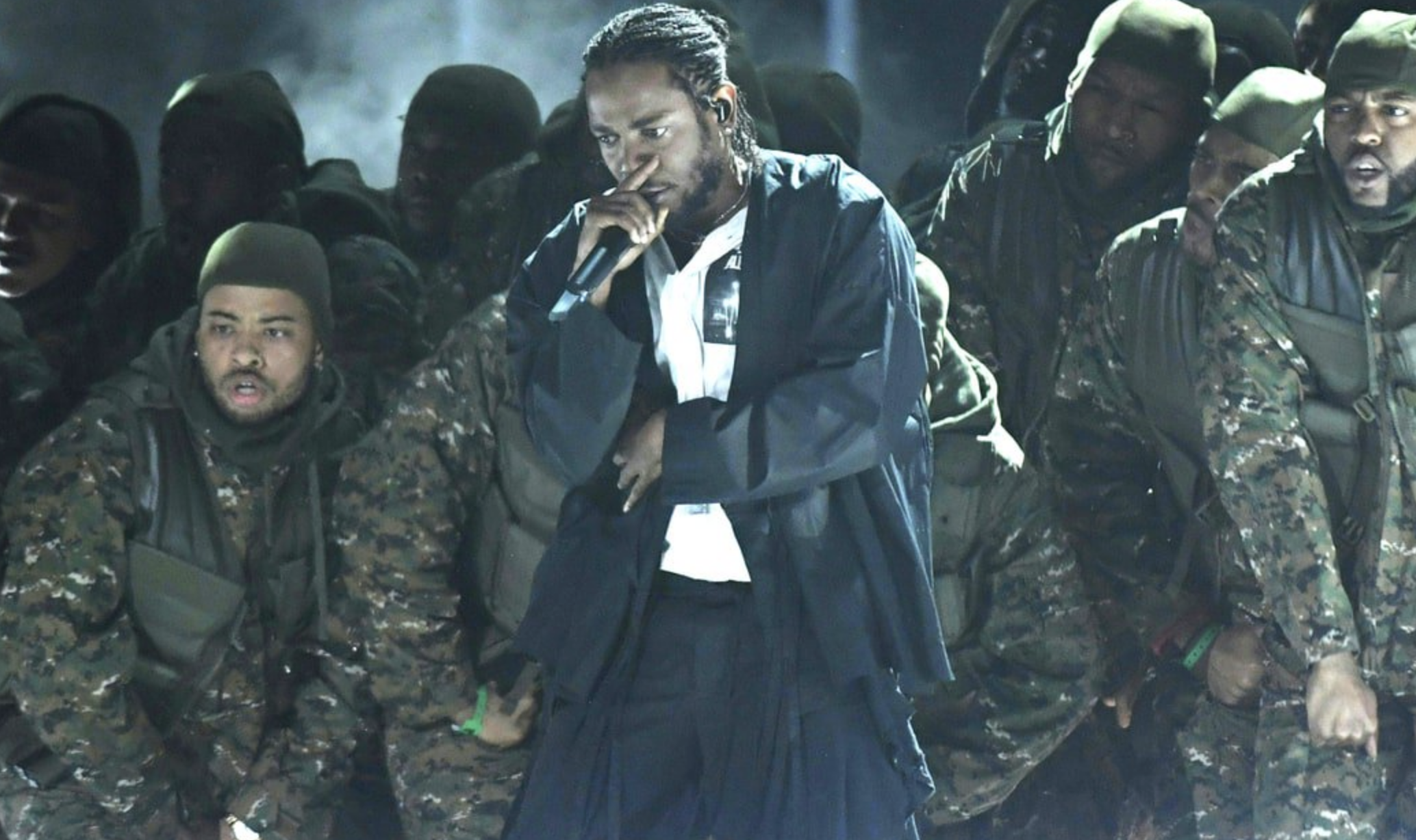 Watch Kendrick Lamar Debut New Music During His Grammys Opener