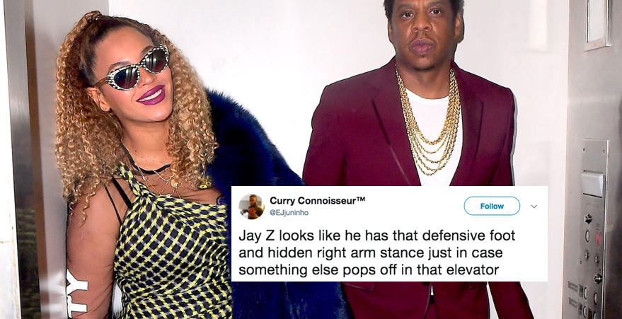 The Internet Is Losing It Over Beyoncé and JAY-Z Posing In An Elevator Three Years After The Infamous Incident