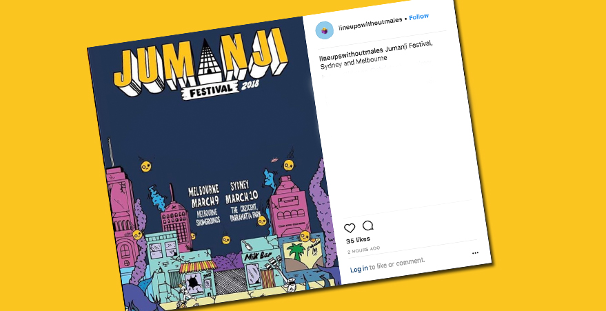 There's Now An Instagram Account Blanking Out All The Males On Festival Lineups And It's Worrying