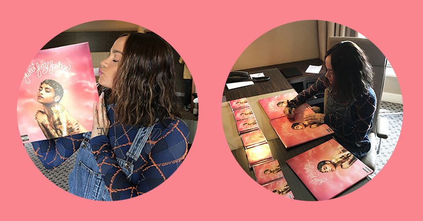 Win Signed Kehlani 'SweetSexySavage' Vinyl & Audiofly Rose-Gold Wireless Headphones