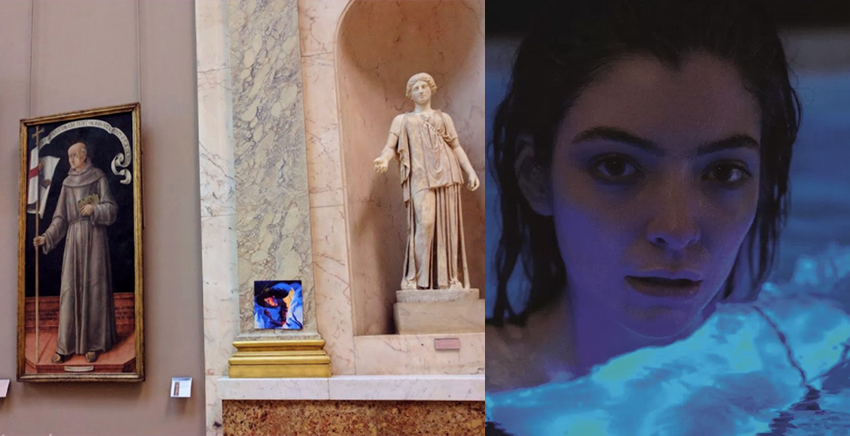Some Legend Actually Hung Lorde's 'Melodrama' In The Louvre