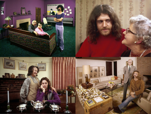 70's Rock Stars In Their Parents' Homes