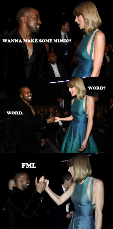 T-Swift and K-West Are Working On a Song Together*