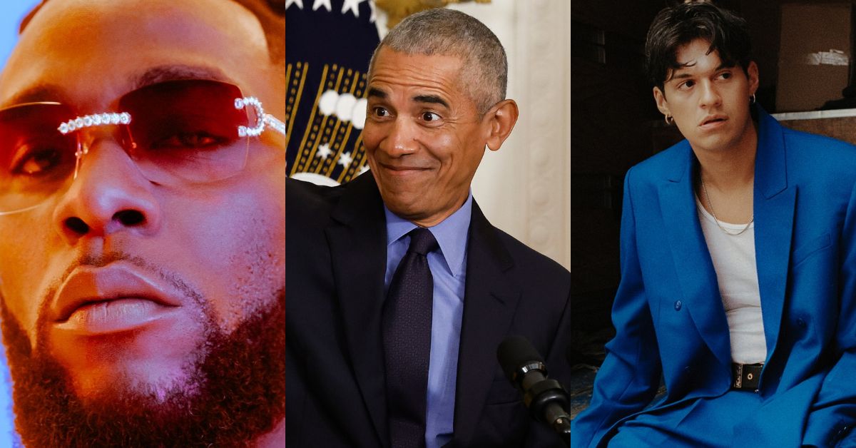 Burna Boy, Barack Obama and Omar Apollo