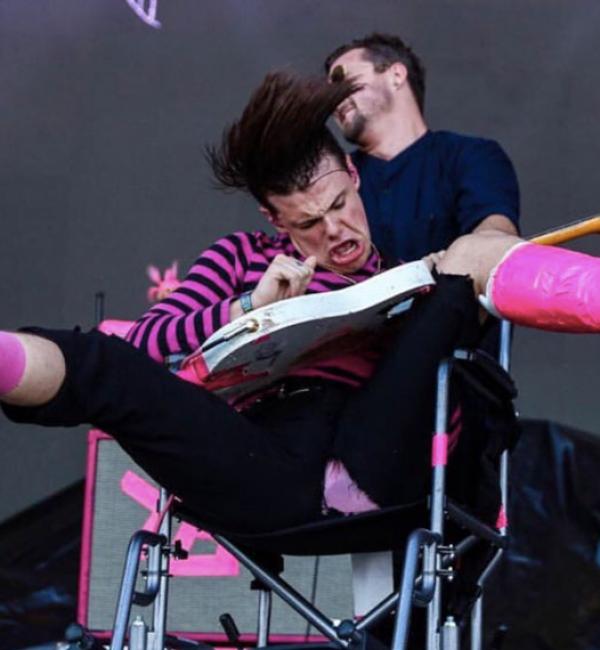Yungblud Is Currently Playing Shows In A Wheelchair