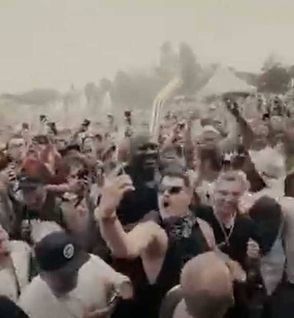 Check Out This Video Of Total Legend Shaq Moshing To Perth's ShockOne