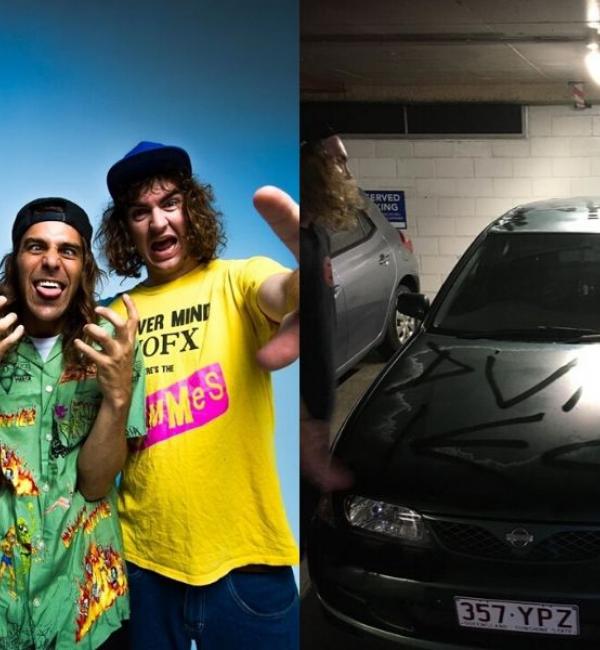 Dune Rats Legit Signed A Dude's Car With Spray Paint This Week