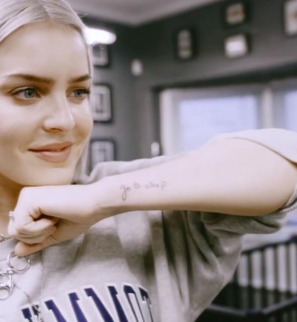 Watch Anne-Marie Tell Us About Her Tattoos & Get A New One In Melbourne