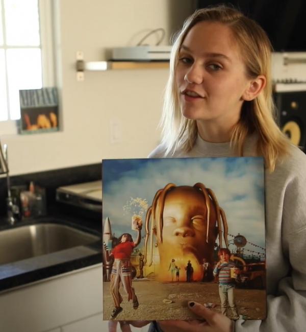 Watch Carlie Hanson Show Us Her Extensive Vinyl Collection From Her Home Studio