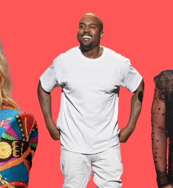 Taylor Swift, Kanye West and Britney Spears