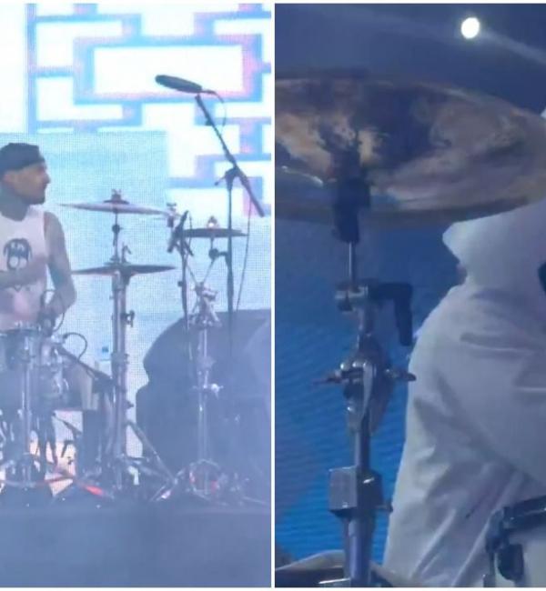 Marshmello Just Brought Out Blink-182's Travis Barker For A Coachella Drum Battle