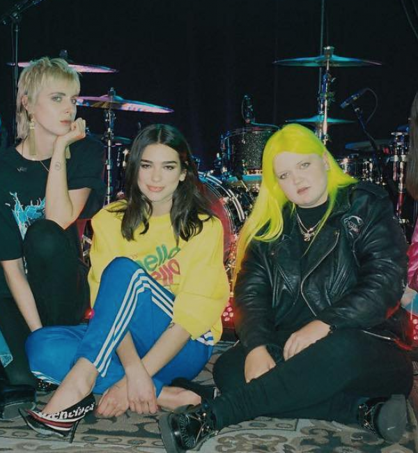 Dua Lipa Gathered The 2018 Version Of Spice Girls For A Live Performance Of 'IDGAF'