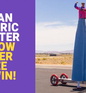 Win An Electric Scooter To Ride Around On While Listening To Oliver Tree